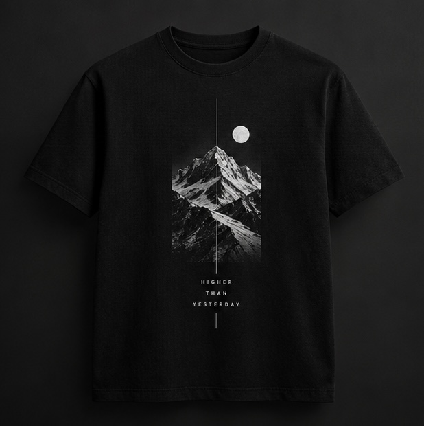 Higher Than Yesterday Mountain Tee
